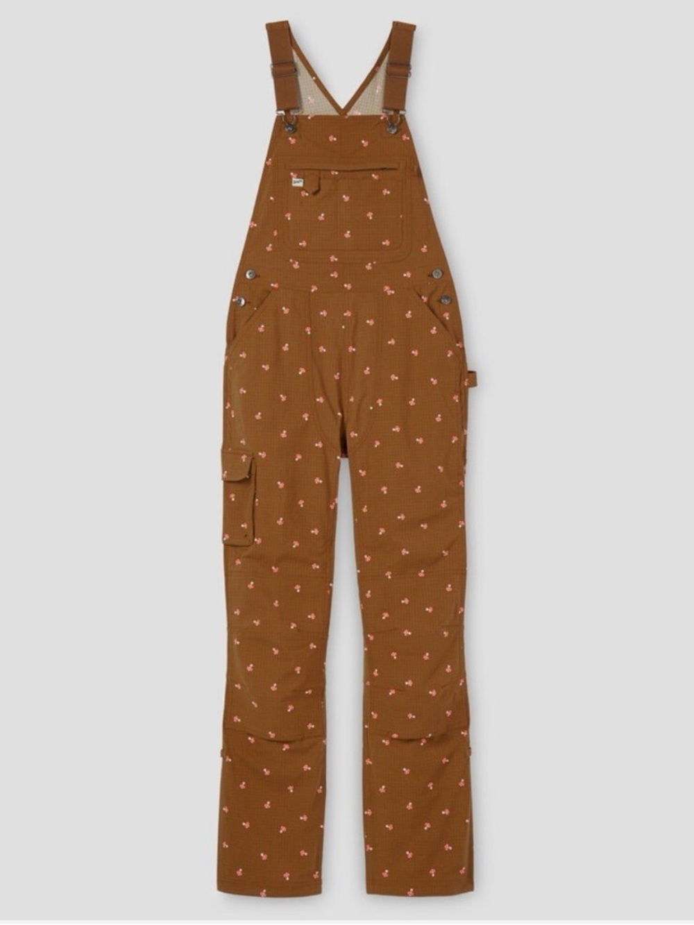 Duluth Trading Heirloom Mushroom Overalls, size XL 31”